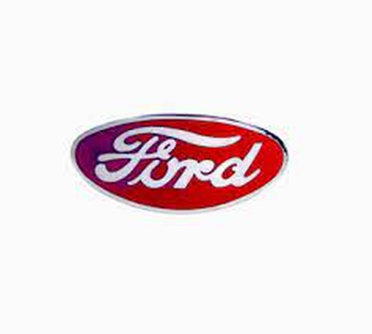 Grill/Radiator Emblems - Ford porcelain grill emblem RED 1932 pas 1932-35 com