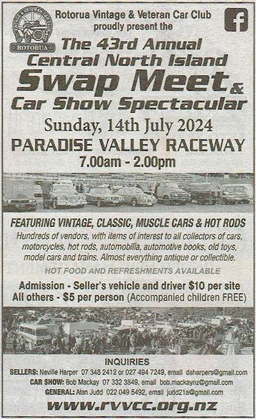 Rotorua  Swap meet  This Weekend