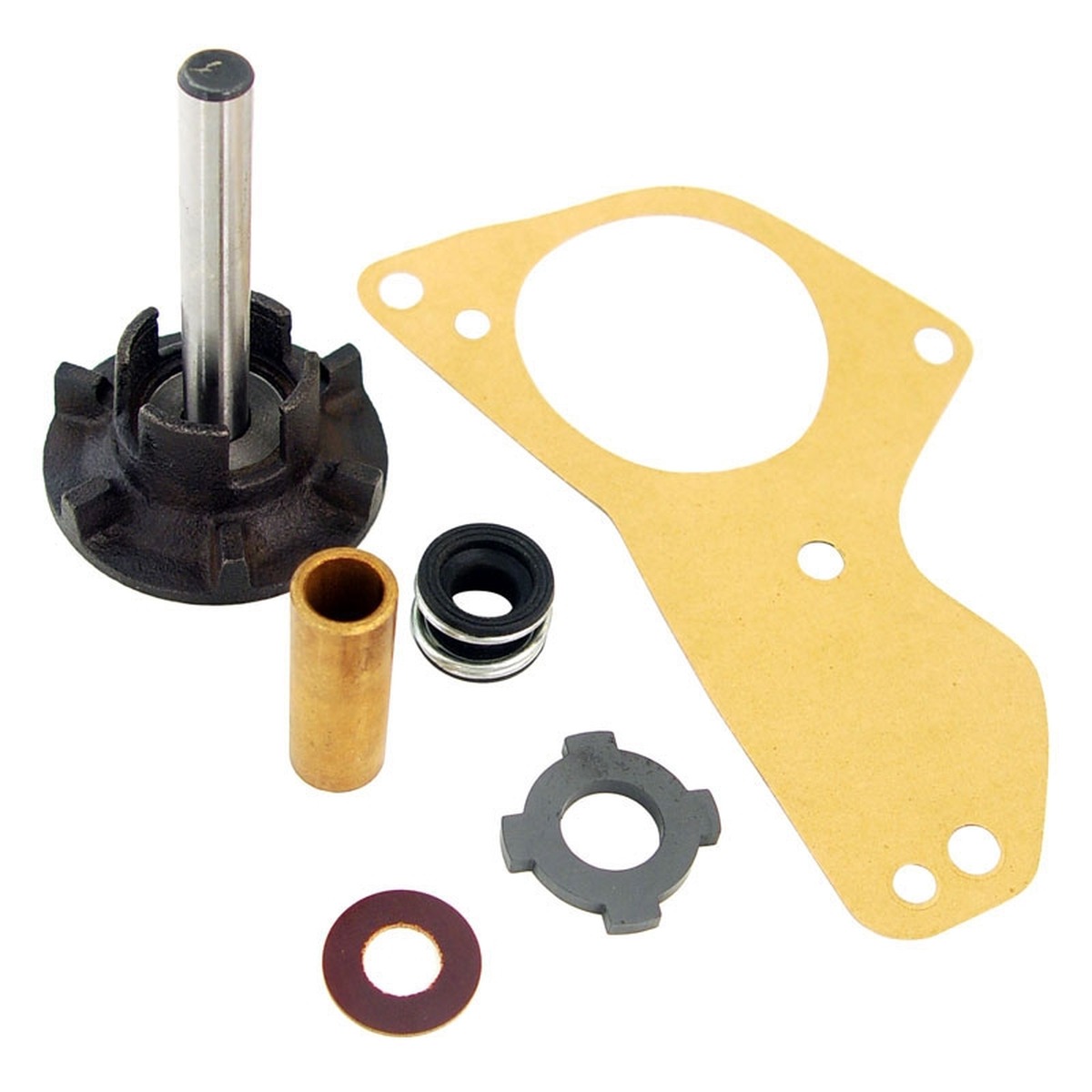 Water Pump & related parts - Water pump kit single pulley 1937-48