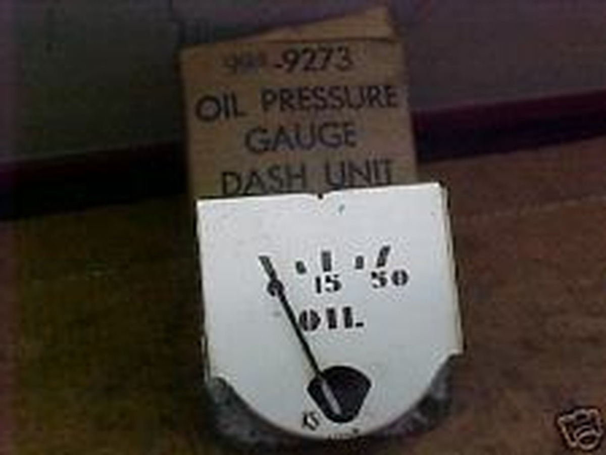 Electrical - Oil pressure gauge - 1939 Mercury