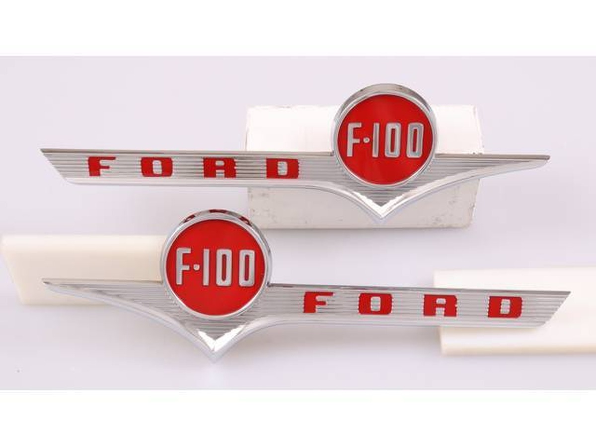 Bonnet/Hood Emblems - Ford F100 - 1956 com