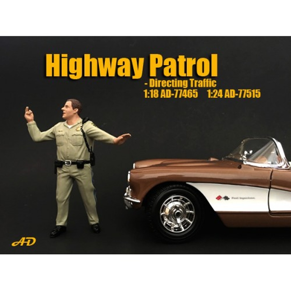 1:24 Scale American Diorama Highway Patrol